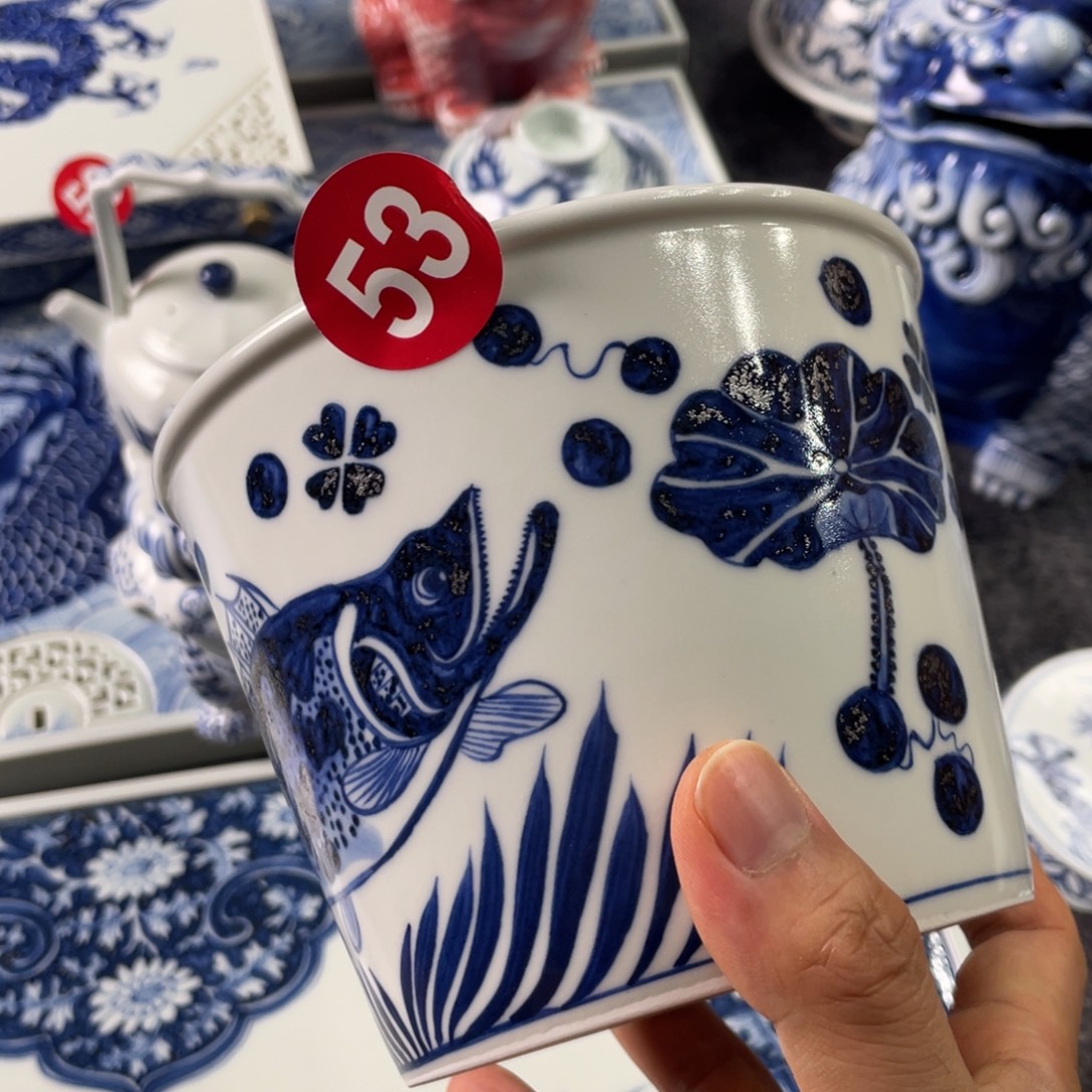 天***星景德镇陶瓷手工手绘