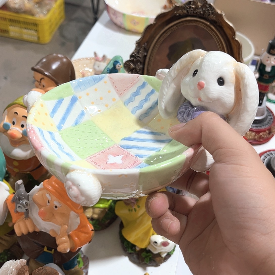 球***凡瓷片中古老货默认微瑕