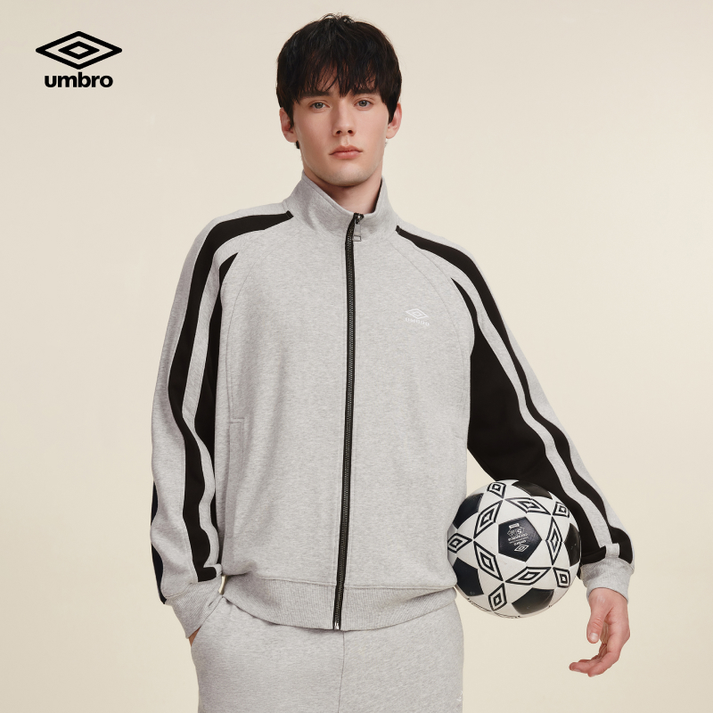 Umbro/茵宝经典运动夹克外套拼接复刻开衫外套U2125450509