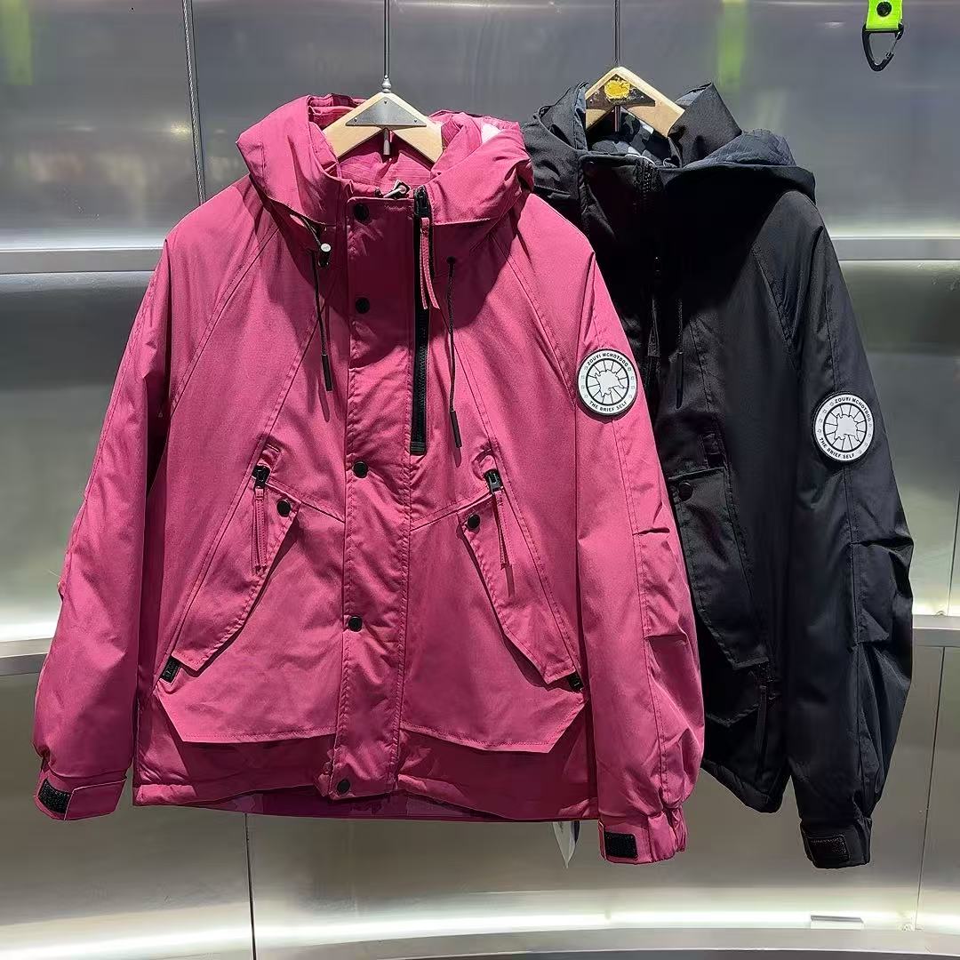 SJ66228时尚冬款户外先锋连帽外套百搭