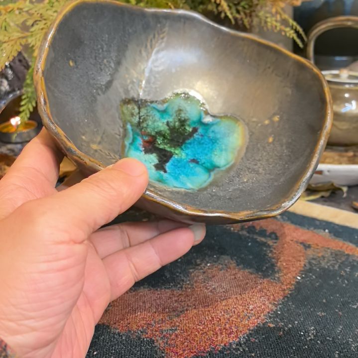 摆件陶手工高温原矿窑变新品福利