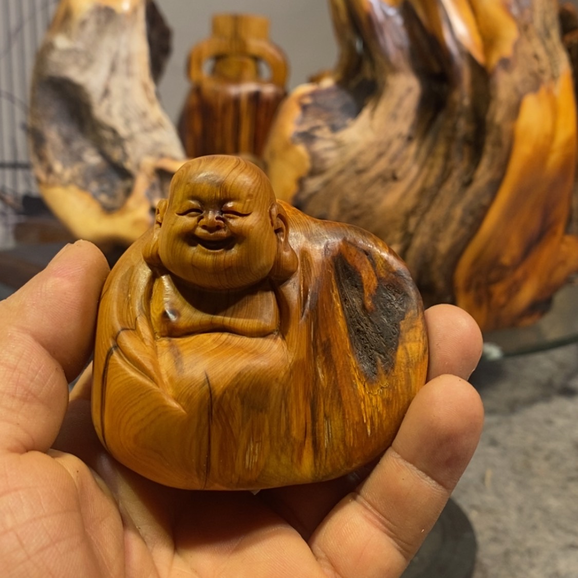 【闪购商品】柏木（崖柏）根雕木雕工艺品摆件家居手把件