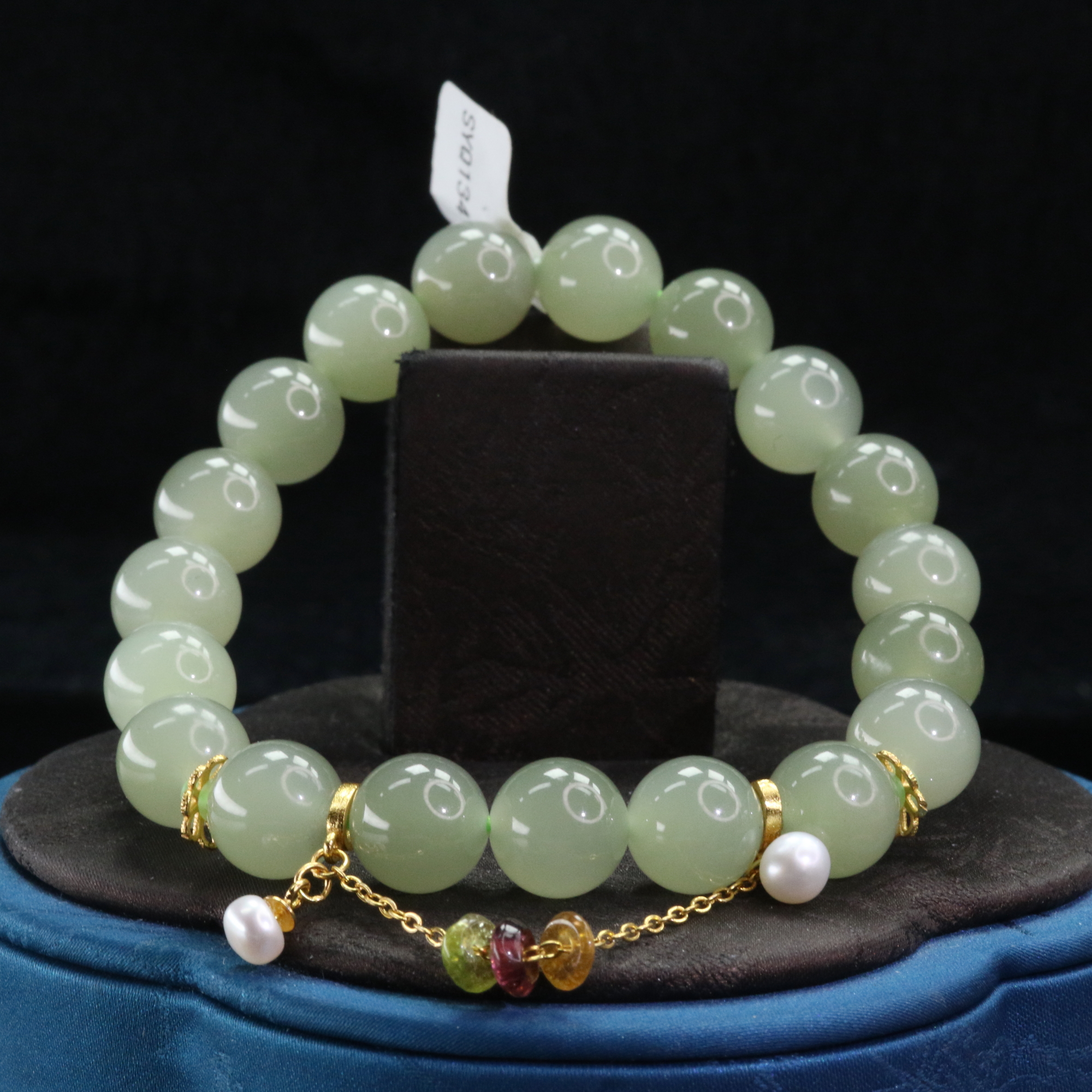 49和田玉晴水手串/100500上海嘉禾拍卖