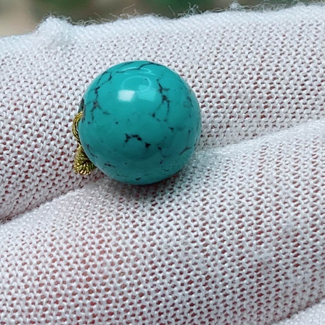 绿松石未镶嵌11.9圆珠