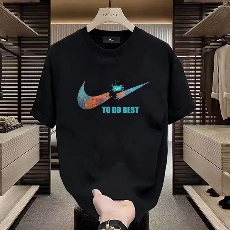 夏款上衣运动男士时尚休闲情侣夏季百搭圆领