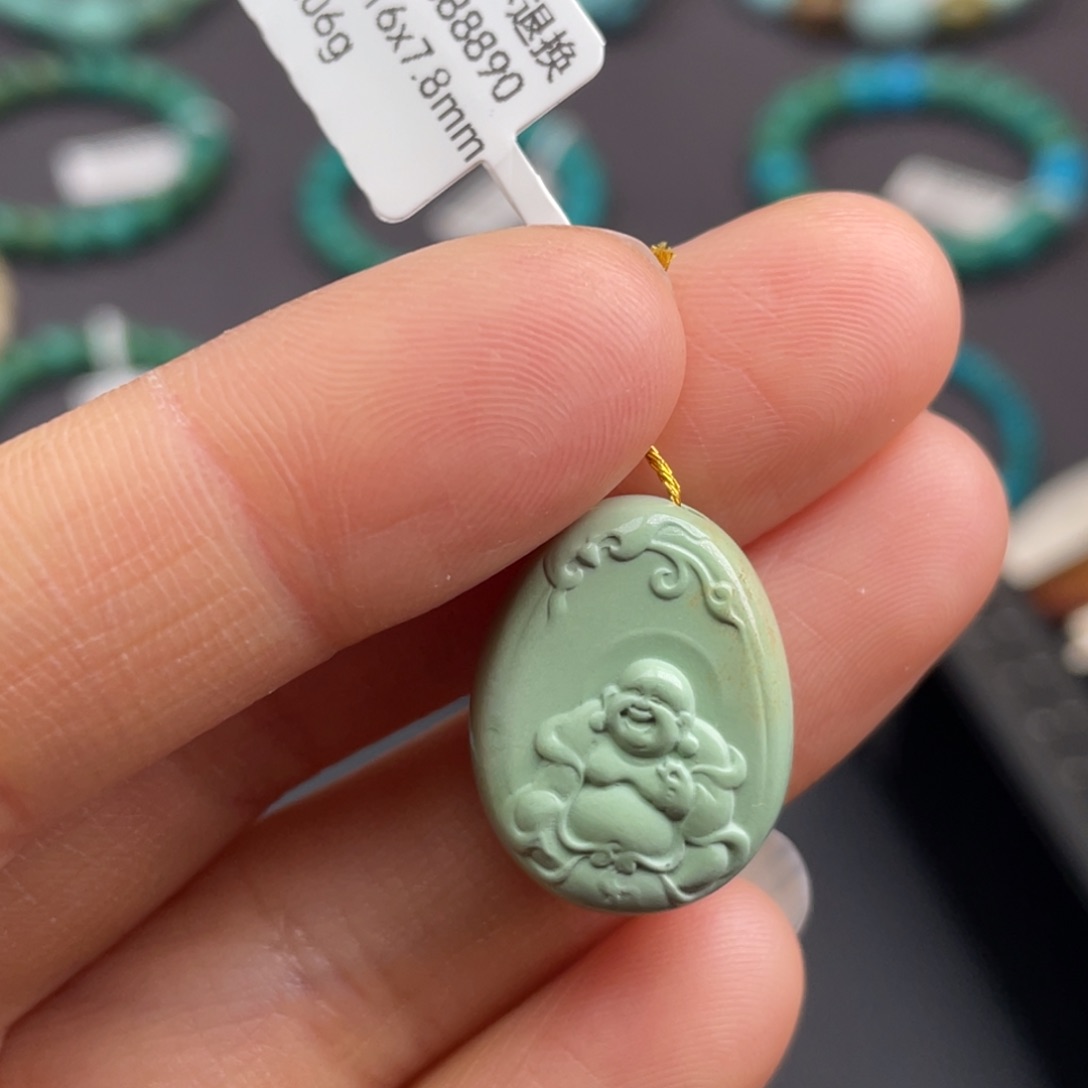 未镶嵌绿松石珠宝奇石