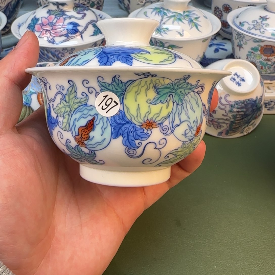 彦祖纯手工手绘茶具197