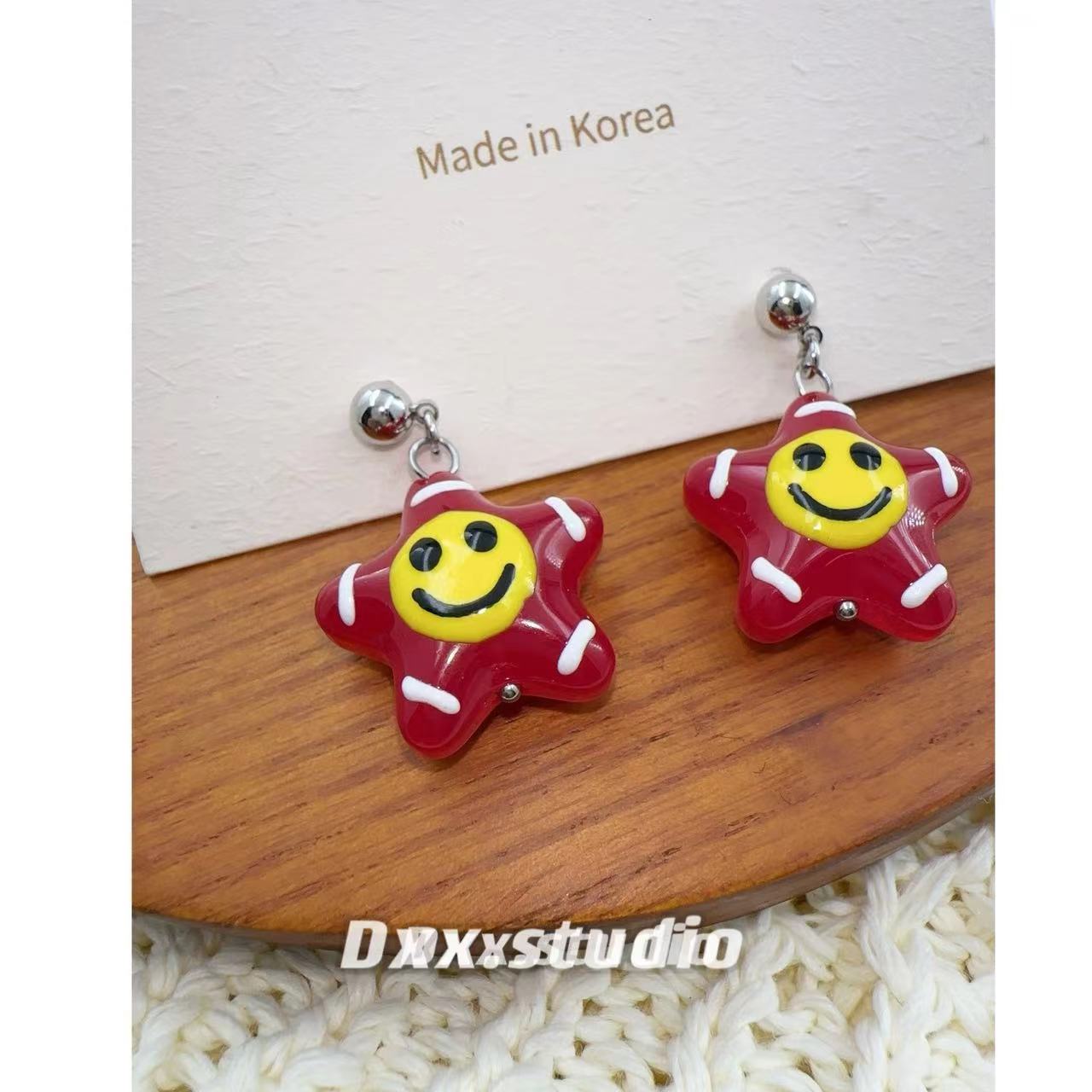 铜合金亚克力耳饰 DXX小晰饰品-新品-耳饰38794