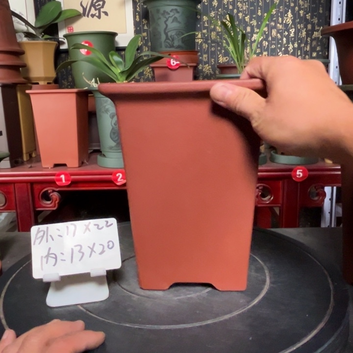 紫砂花盆紫砂花盆