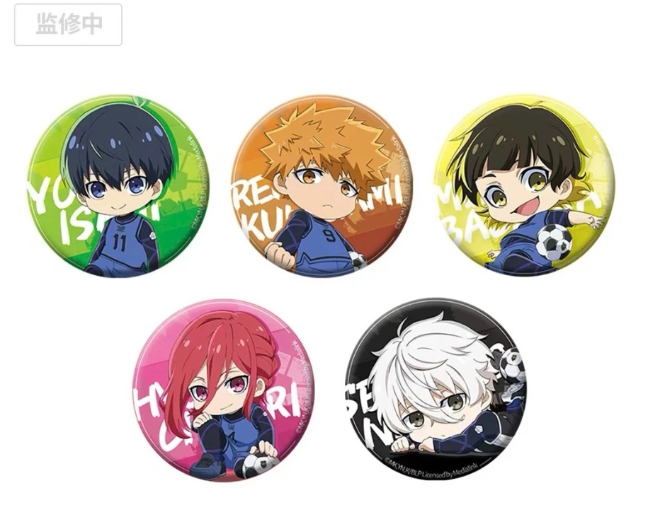 正版蓝色监狱 【Q版】蓝锁细闪徽章 蓝锁BLUE LOCK 千切豹马  magi 