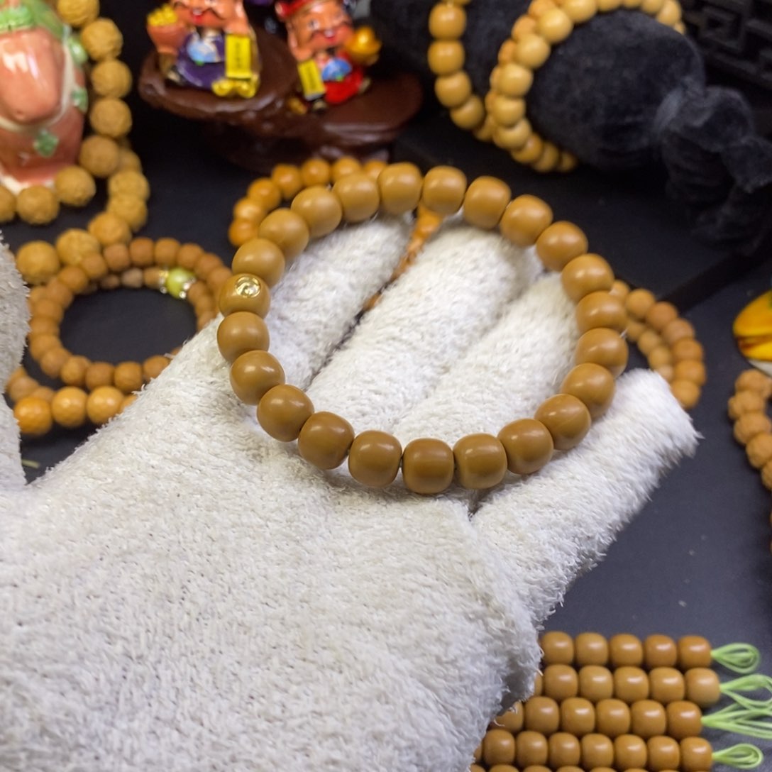 猴头核桃手串全品老型镶标