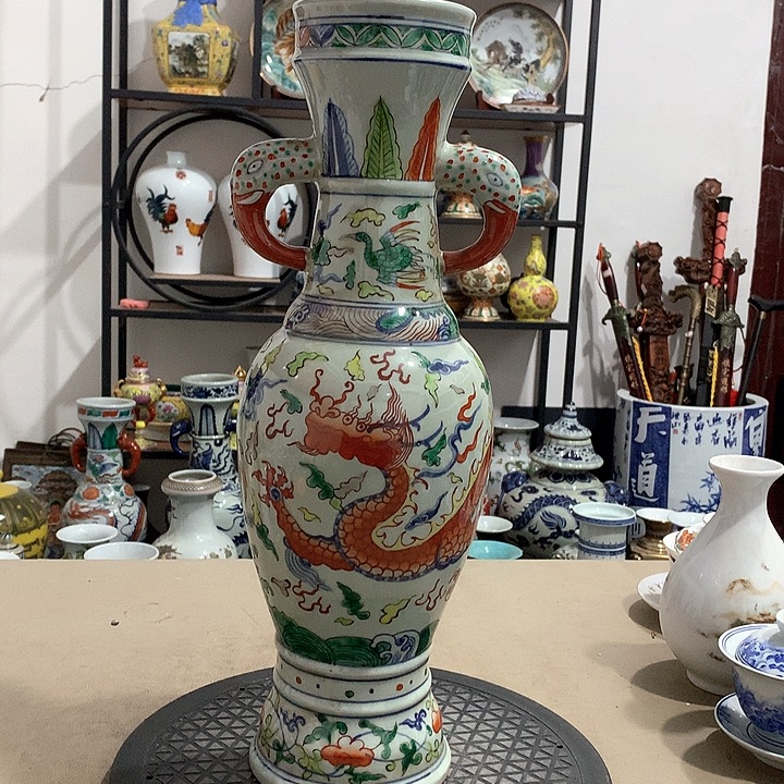 摆件陶博古架陶瓷摆件