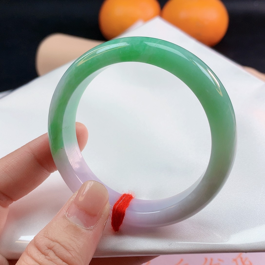 翡翠手镯未镶嵌52圈0995