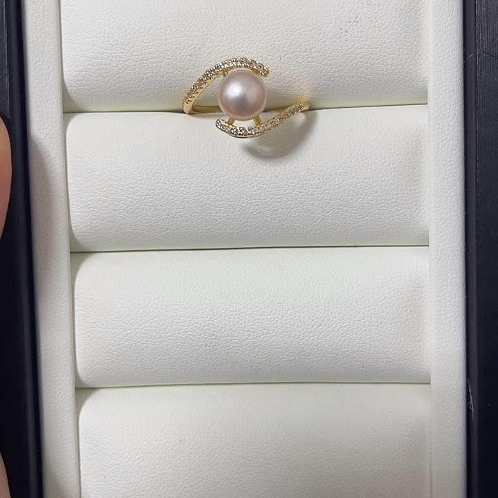 淡水珍珠颈饰未镶嵌A3戒指