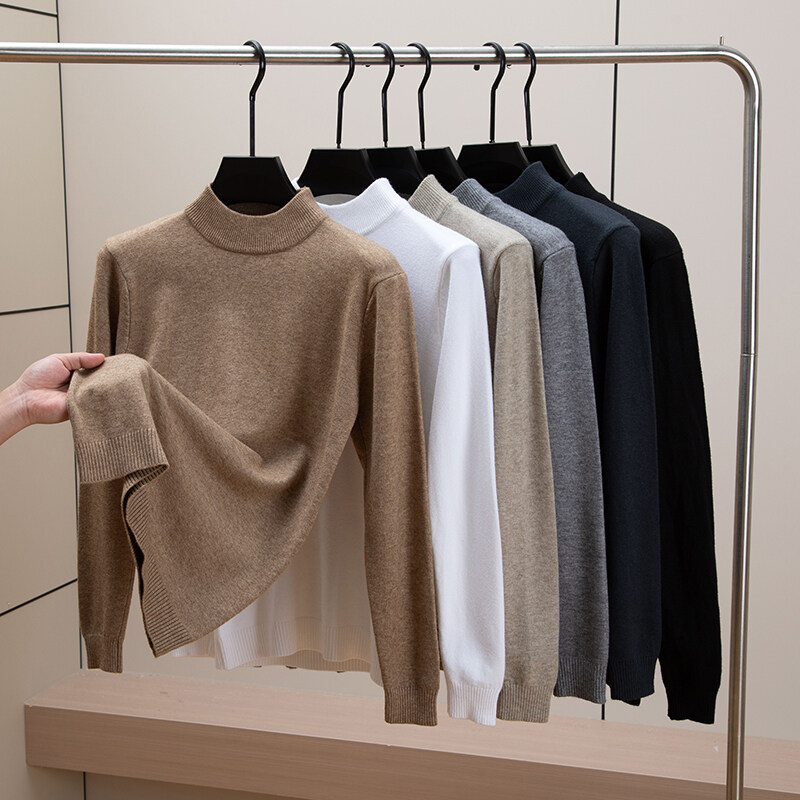 毛衣男款2024春秋季潮牌上衣服圆领套头针织衫秋冬装日系复古外套