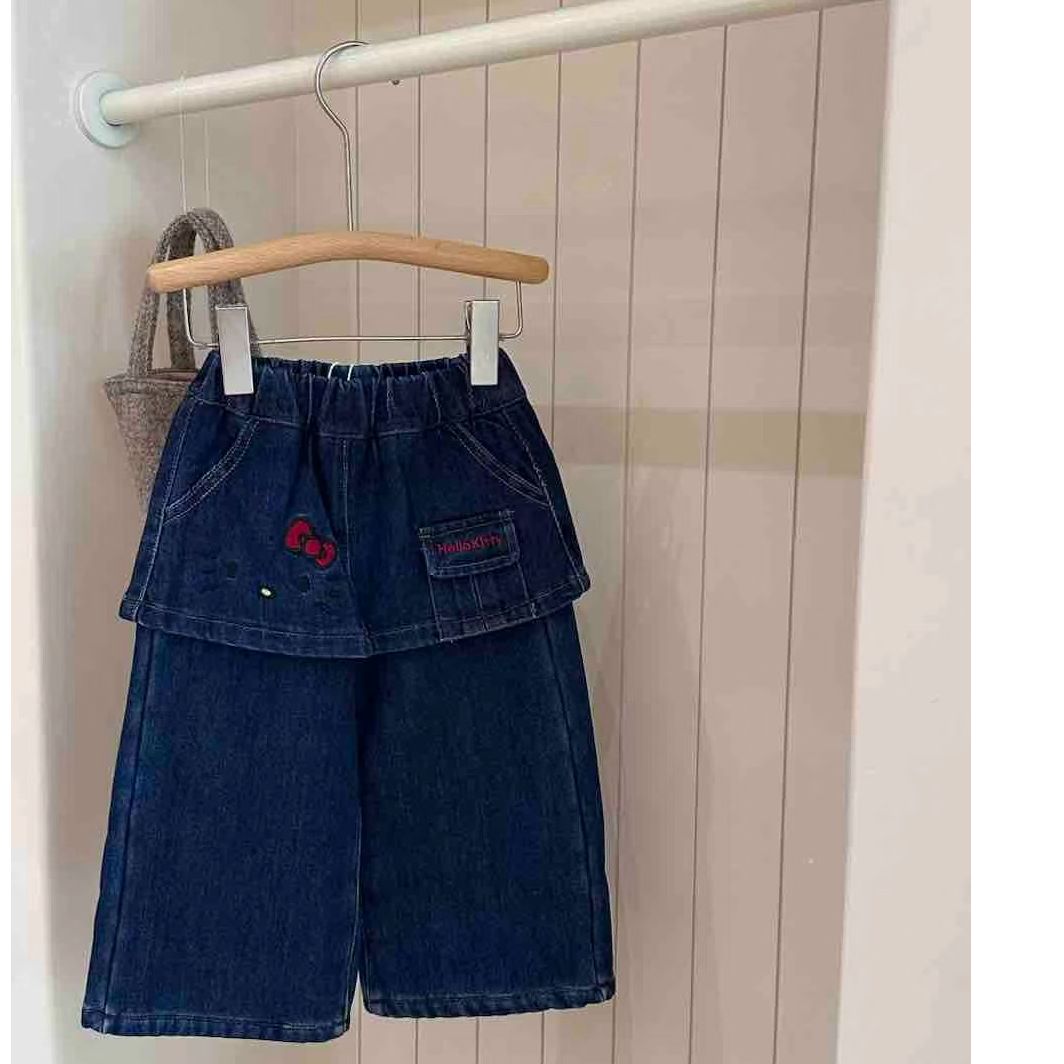 HJ·25冬~KT猫屁帘牛仔裤HJC9450815（童装）