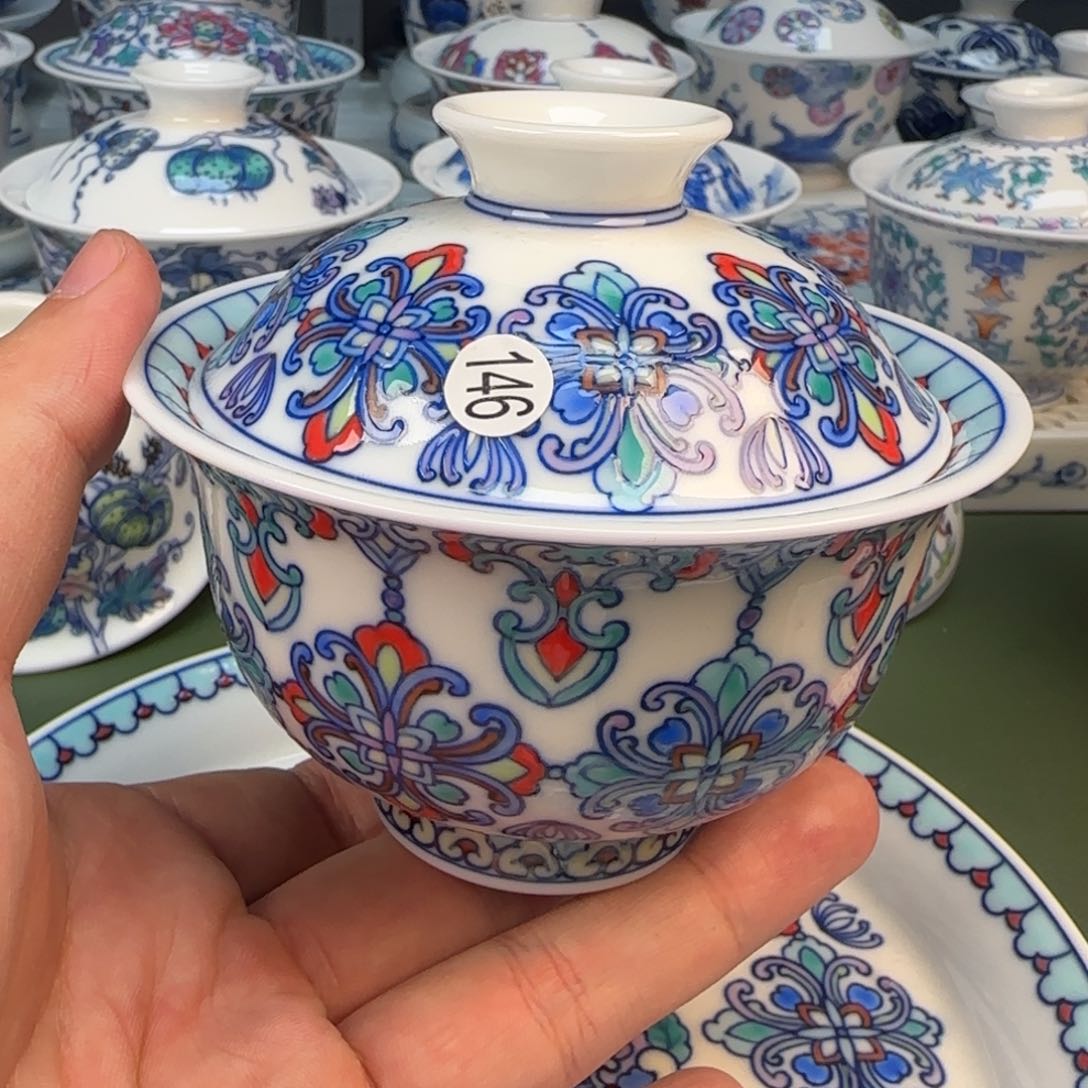 彦祖纯手工手绘茶具146