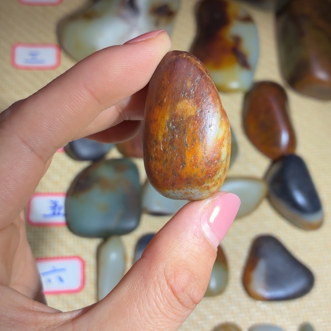 和田玉未镶嵌挂件27g