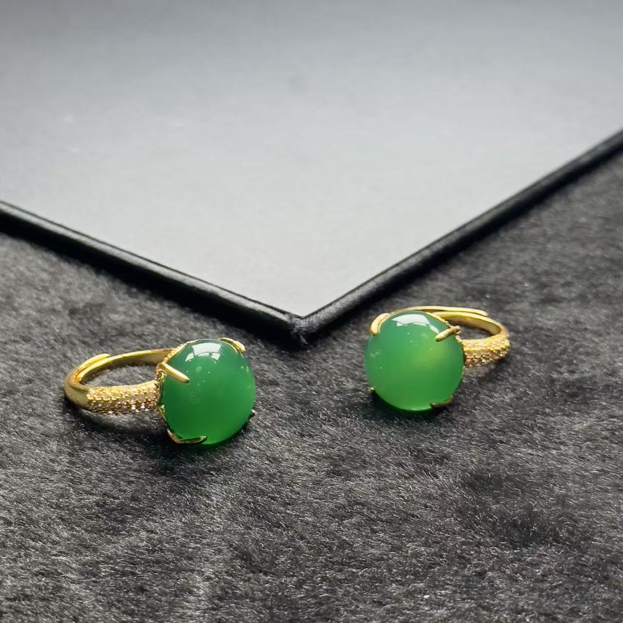 天然珠宝玉石时尚满绿豪镶戒指-MT21071-2#A2-多样性发一