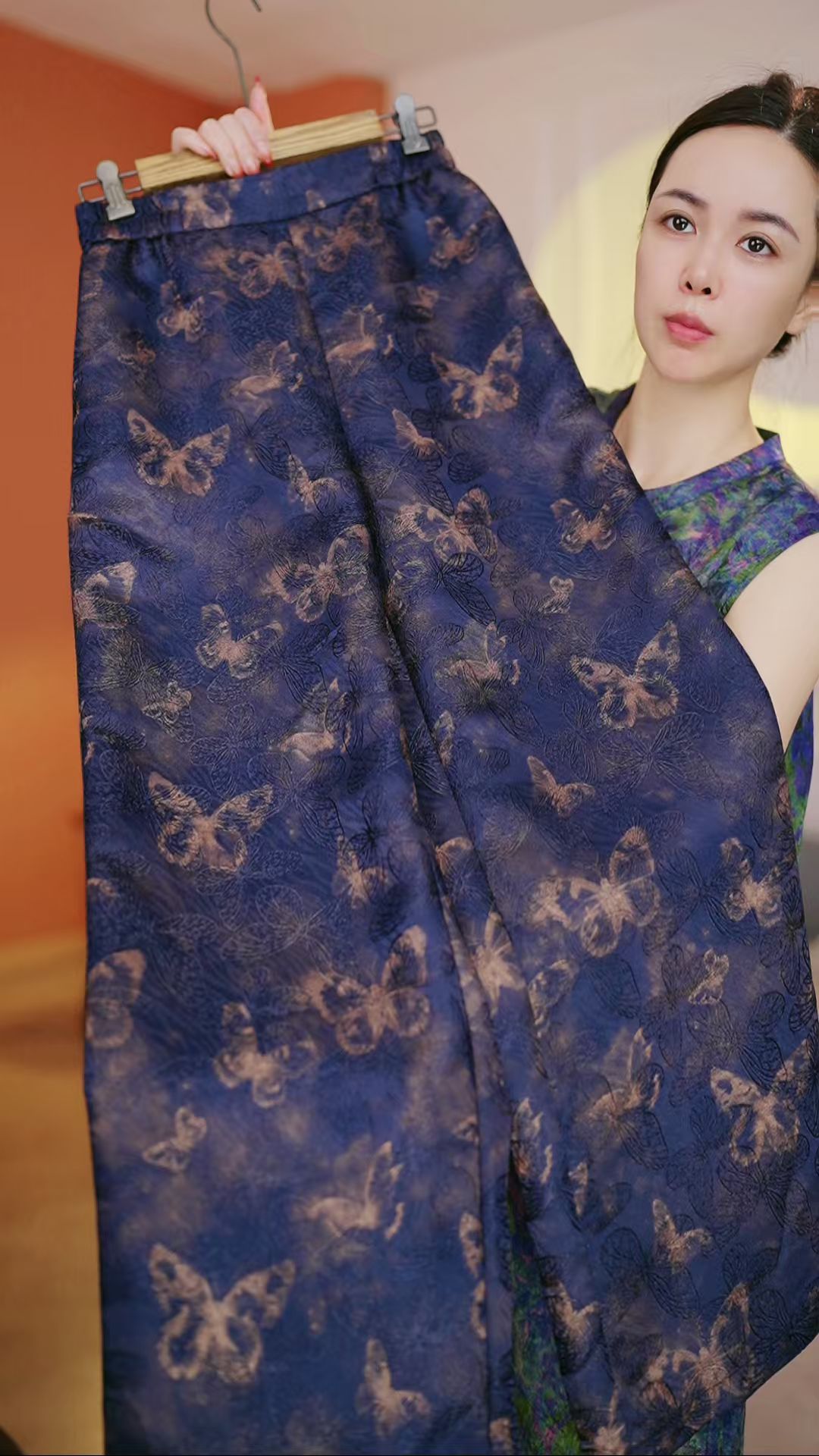 羽蝶新款气质阔腿直筒裤（DM44/天舒/芝/慧）