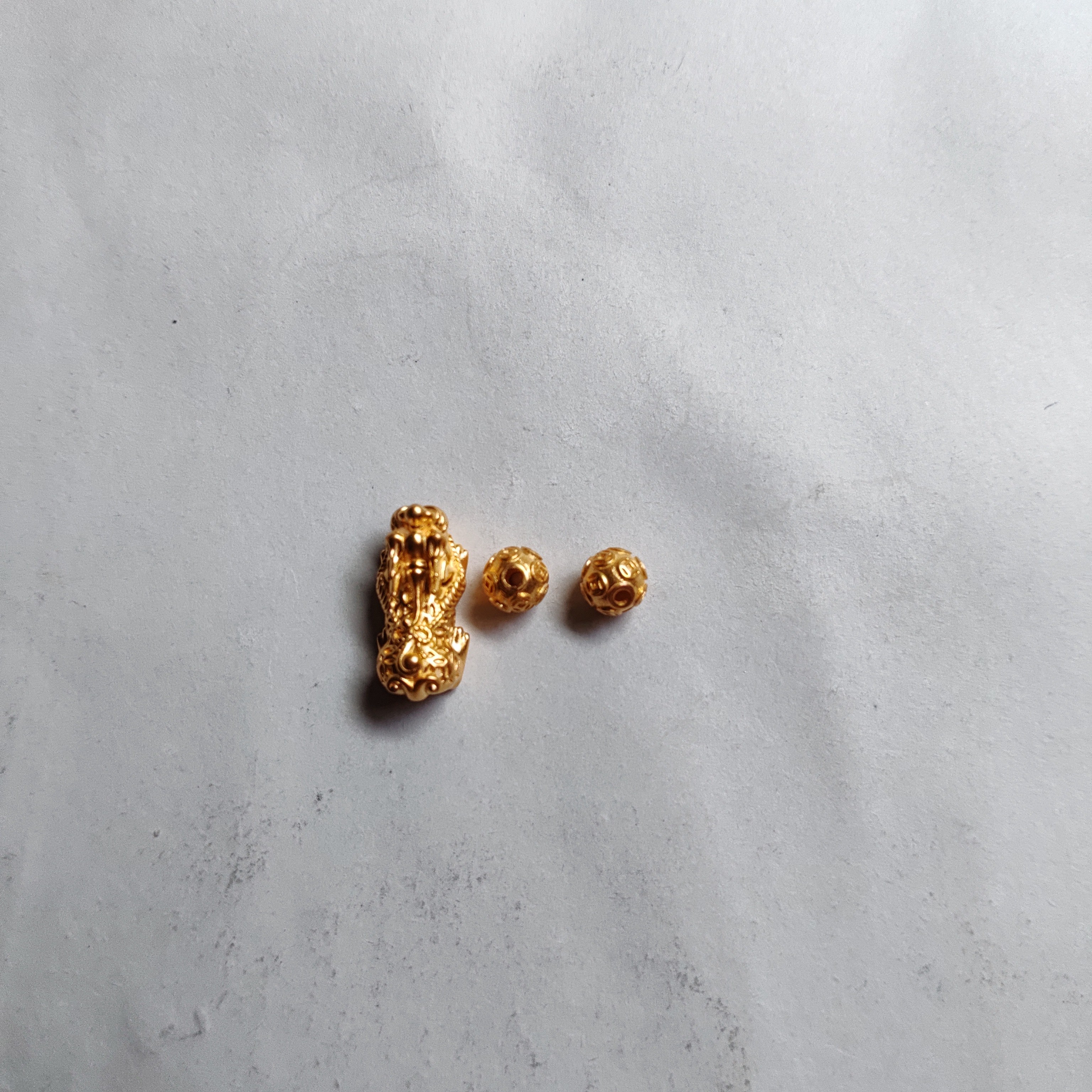 金元宝足金999貔貅珠子首饰