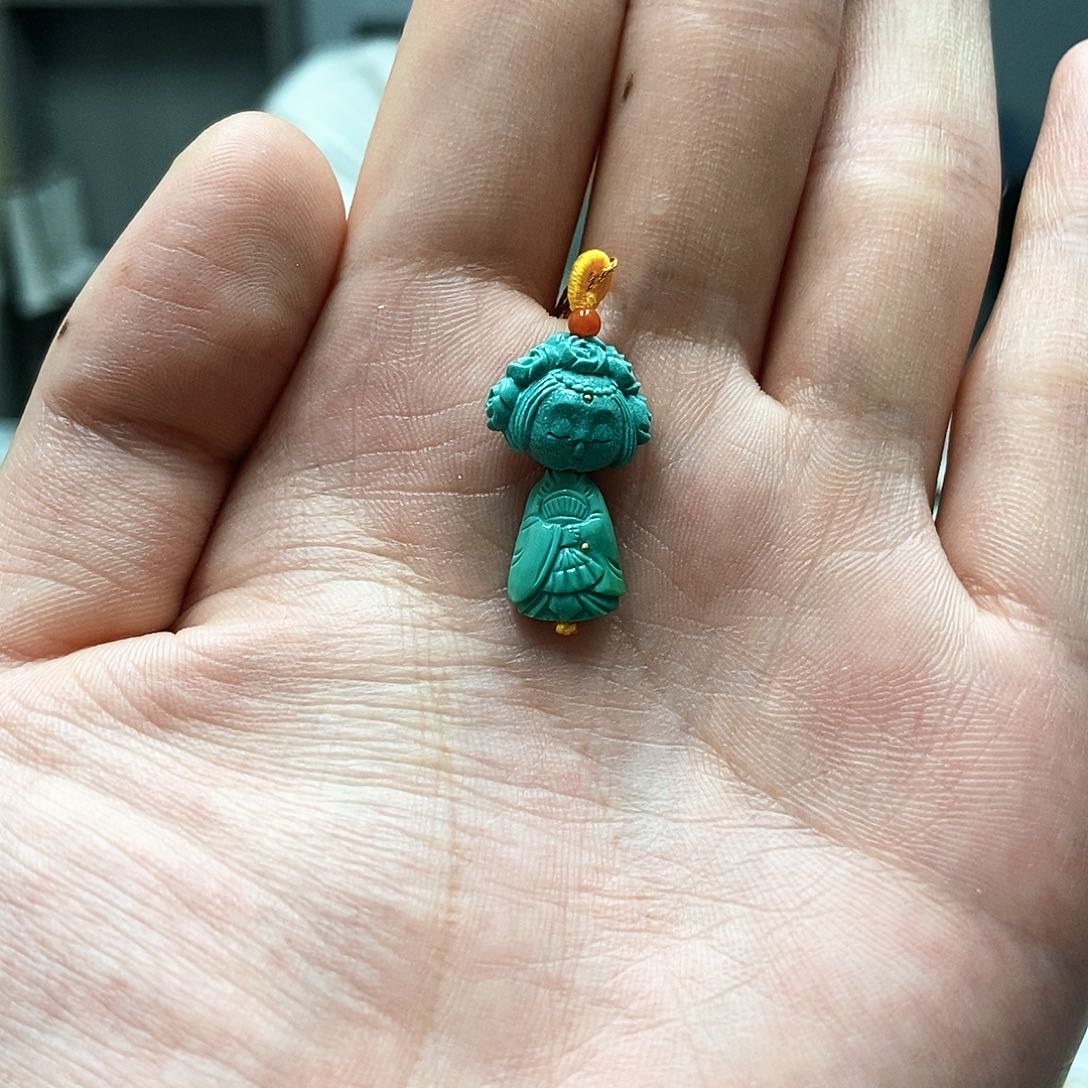 合金绿松石拼接款