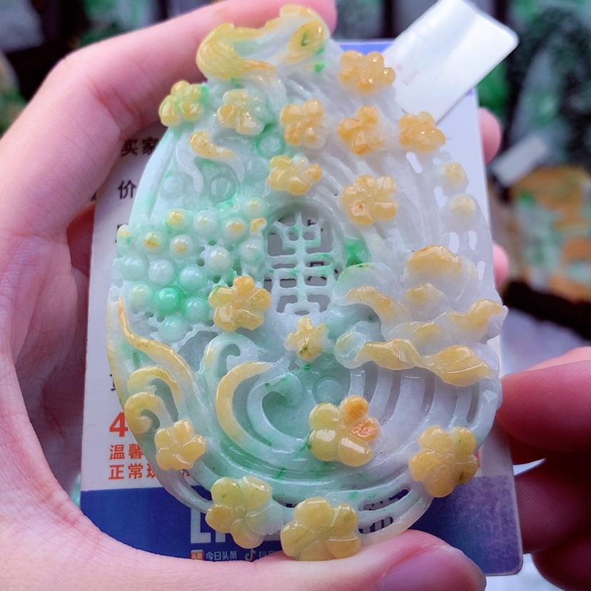 【闪购商品】翡翠颈饰未镶嵌挂件