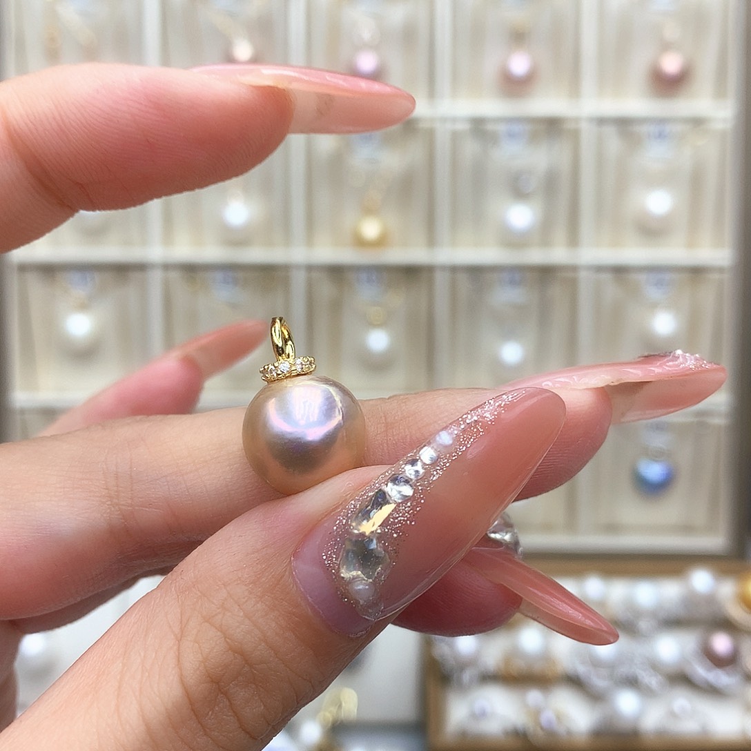 淡水珍珠合金吊坠(赠链)