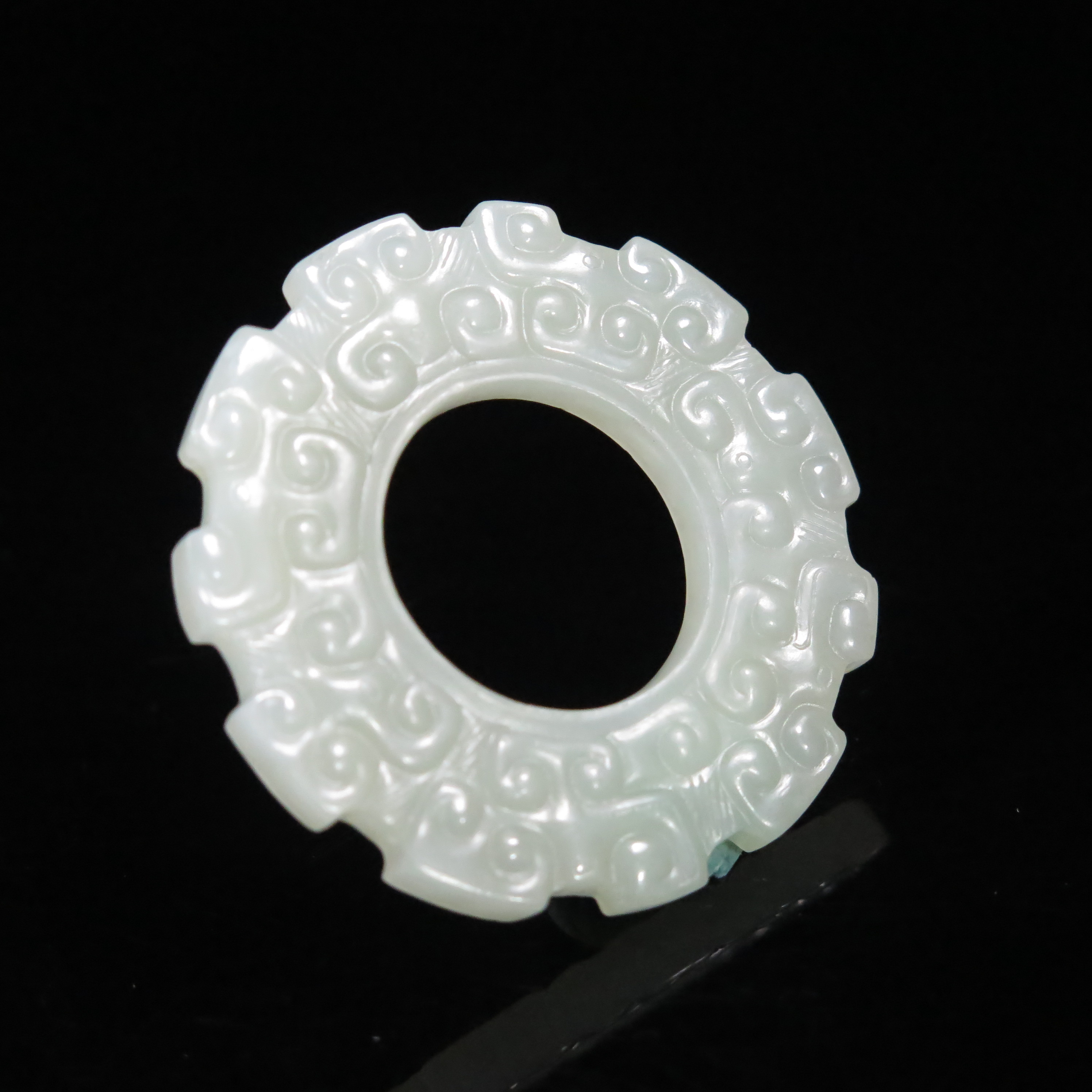 民国满工玉璧/HY619738/和田玉/槐荫山房