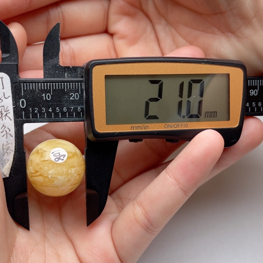 蜜蜡裸石未镶嵌蜜蜡圆珠梦微瑕