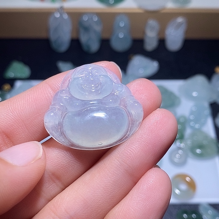 颈饰未镶嵌翡翠佛公