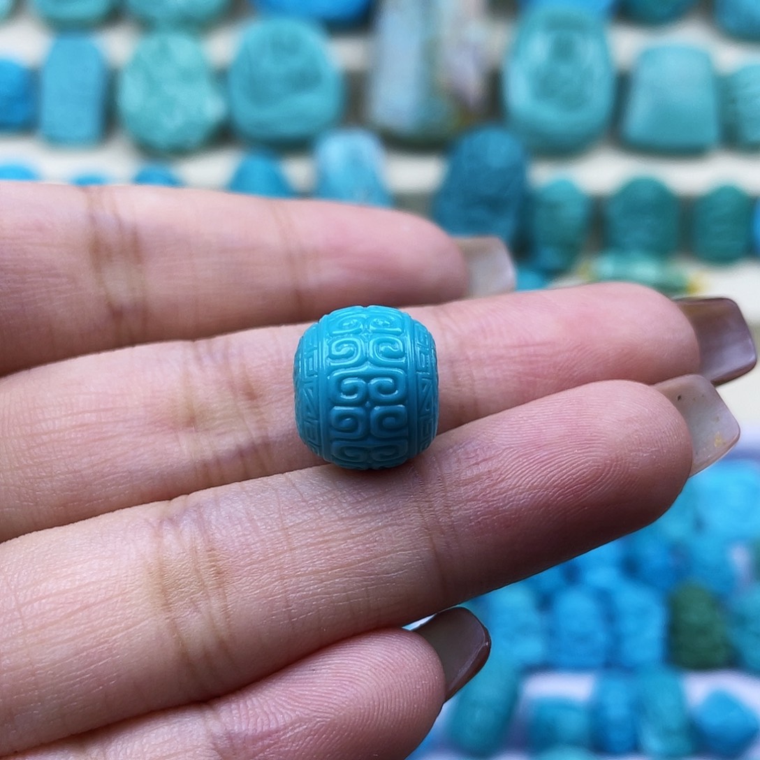 绿松石珠宝奇石未镶嵌