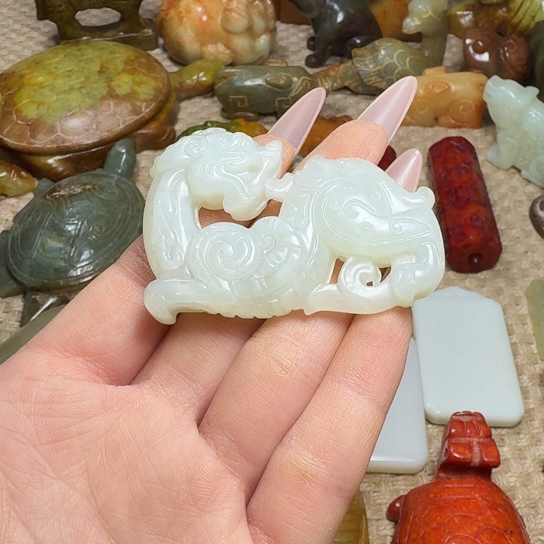 白玉菩提吊坠挂件