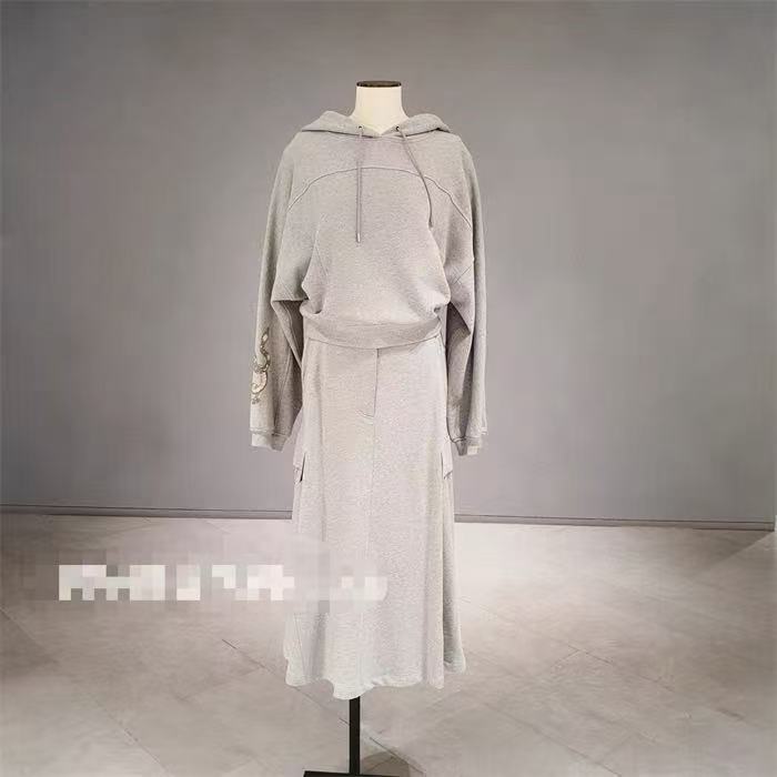 【wts610】原宿风慵懒风罗马风时尚套装套装女装秋冬中长款上衣