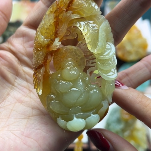 岫玉挂件未镶嵌挂件