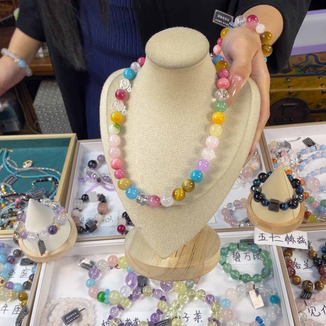 水晶手链银S925镶嵌