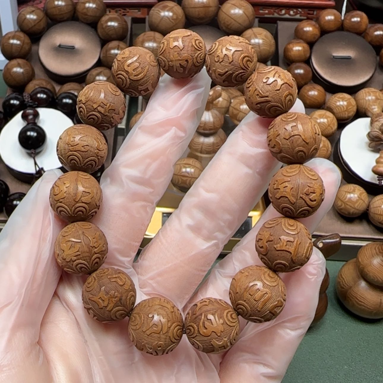 【闪购商品】六道木手串/手链1.5雕刻