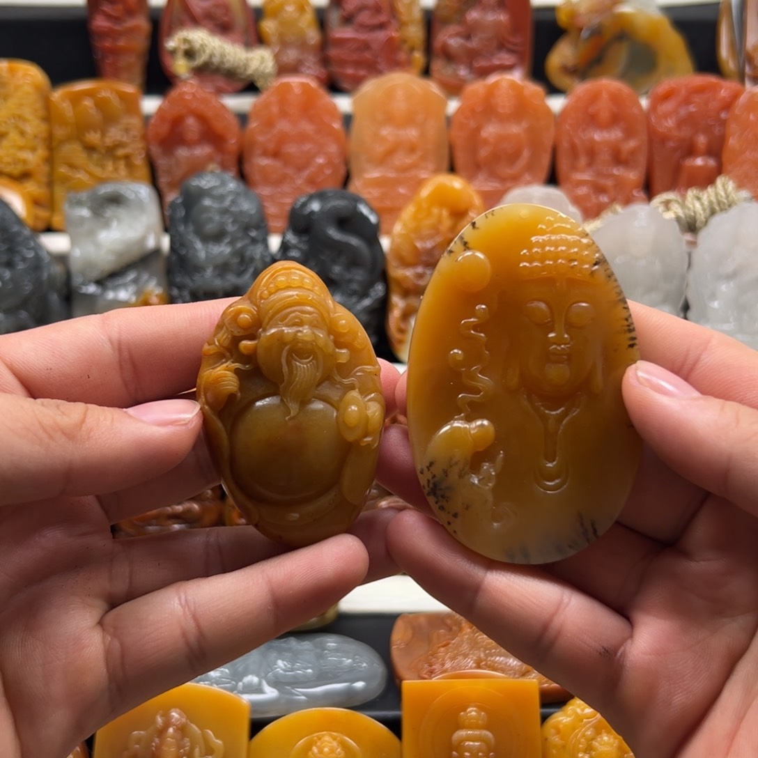 石英质玉（黄龙玉）黄龙玉未镶嵌腾*