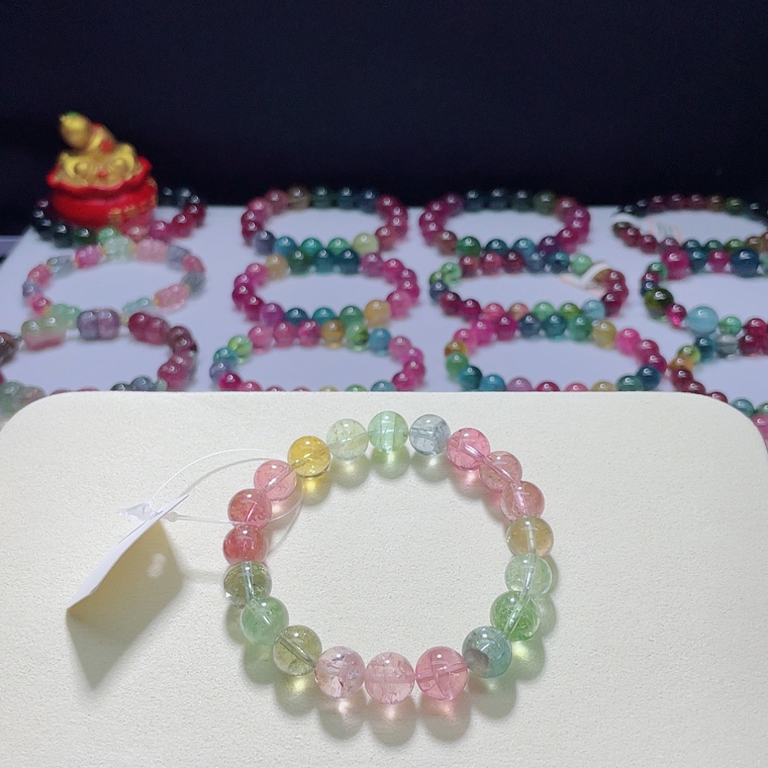 手链未镶嵌碧玺9.8mm左右