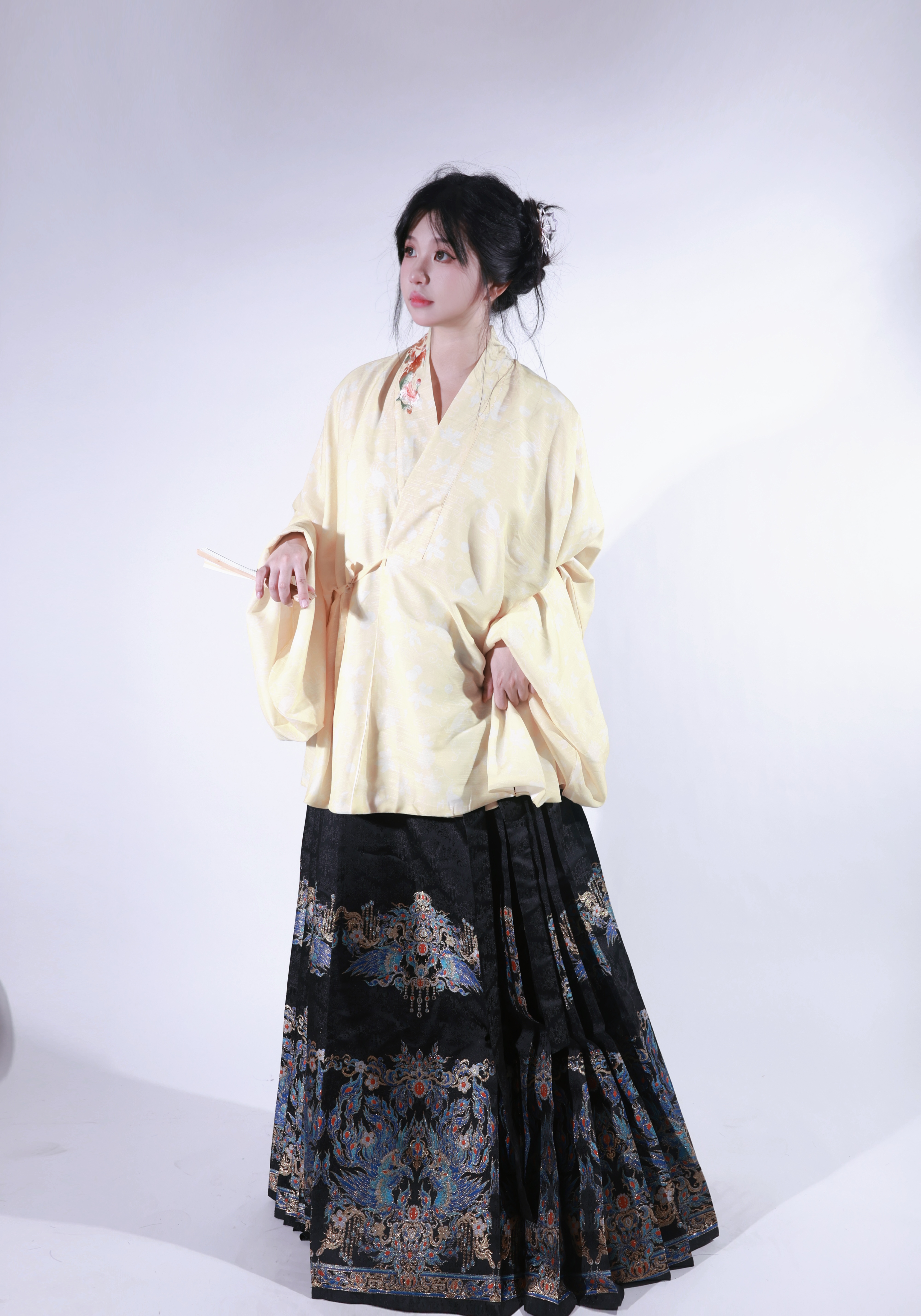 【翠羽凤冠】2025新款妆花马面裙新中式国风秋冬季爆款改良马面裙