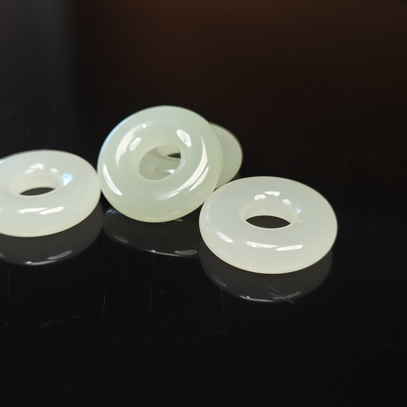 和田玉圆圈吊坠 多样性发一件 QS-YQ205-A1