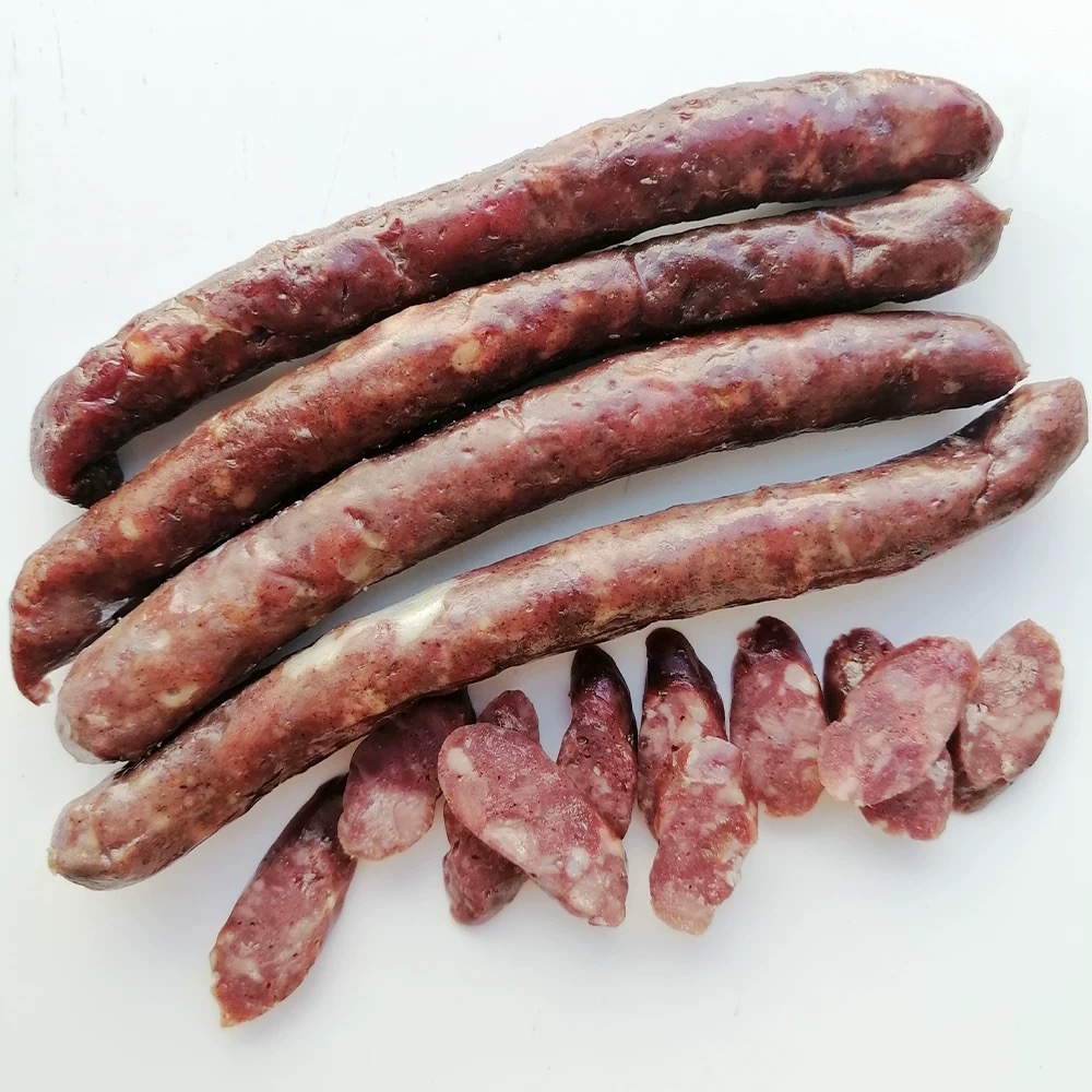 伊英清真牛肉干肠熟食东北特产烟熏腊肠纯牛肉风干肠香肠即食 