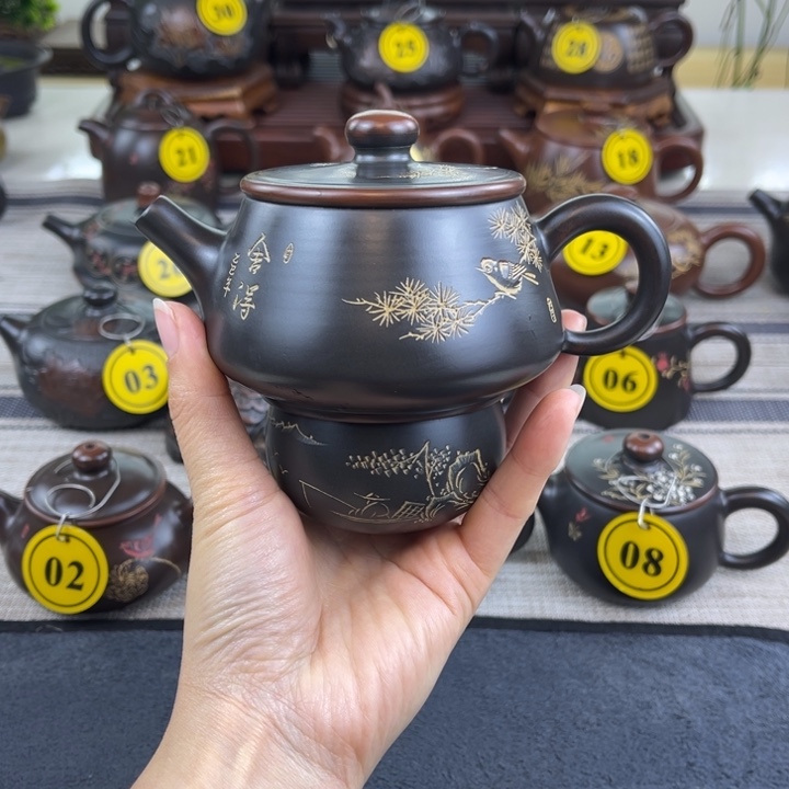 今***了坭兴陶原矿坭料制作无盒