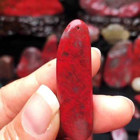 昌化鸡血石昌化鸡血石挂件