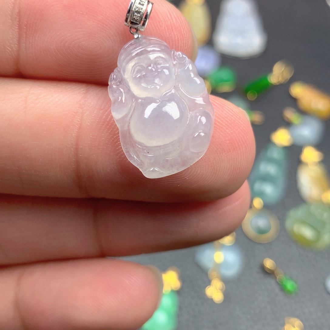 【闪购商品】颈饰18K金镶嵌翡翠翡翠