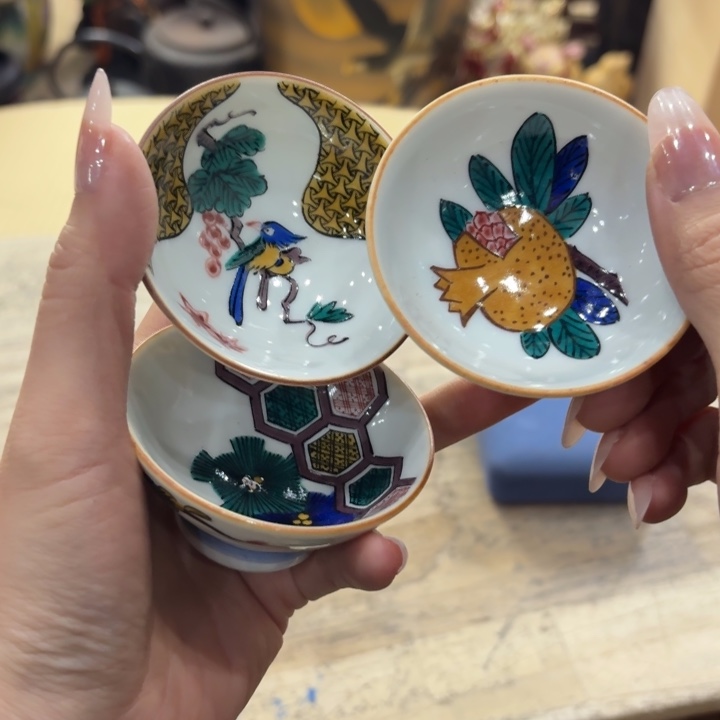 陶瓷古美术置物摆件