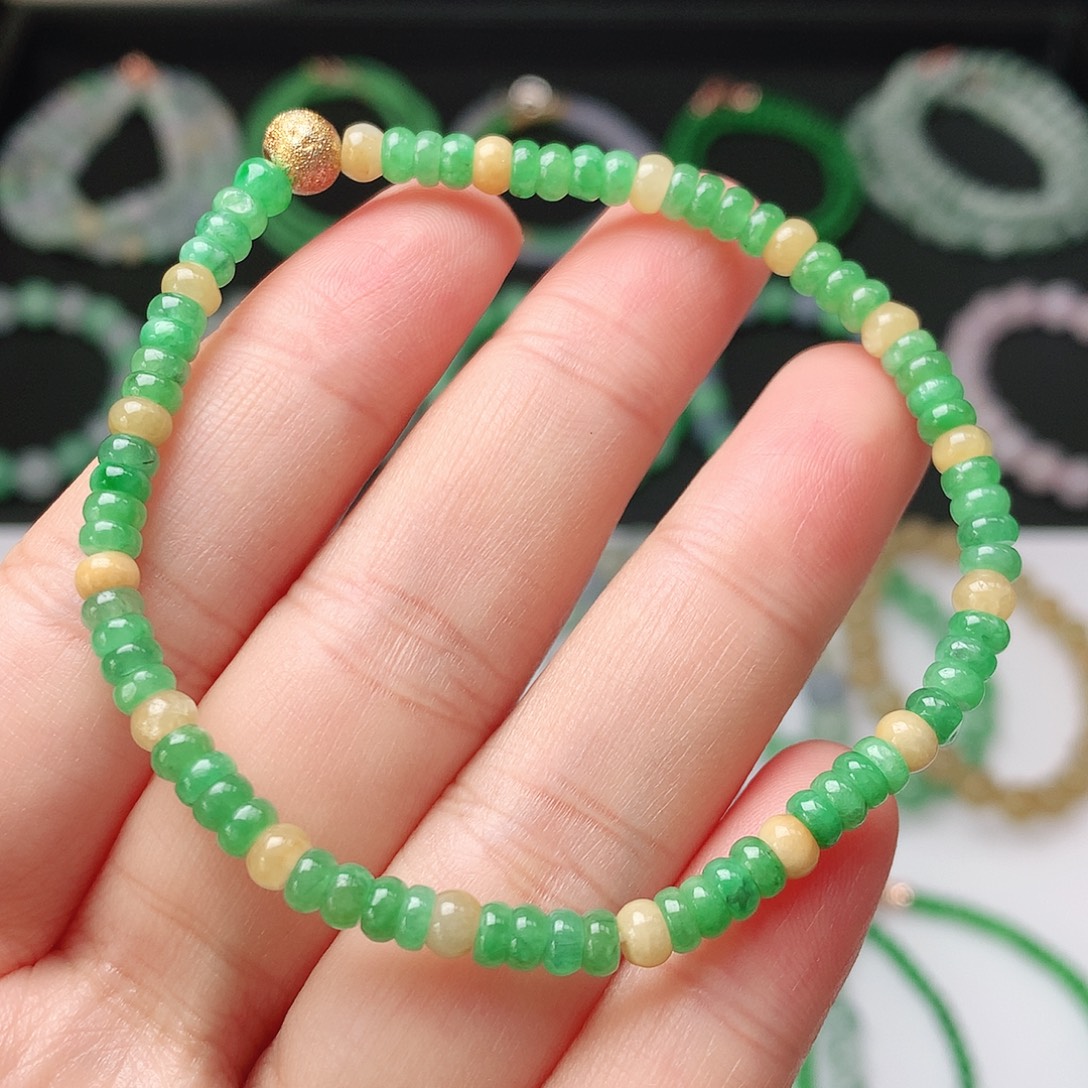 翡翠未镶嵌手链翡翠