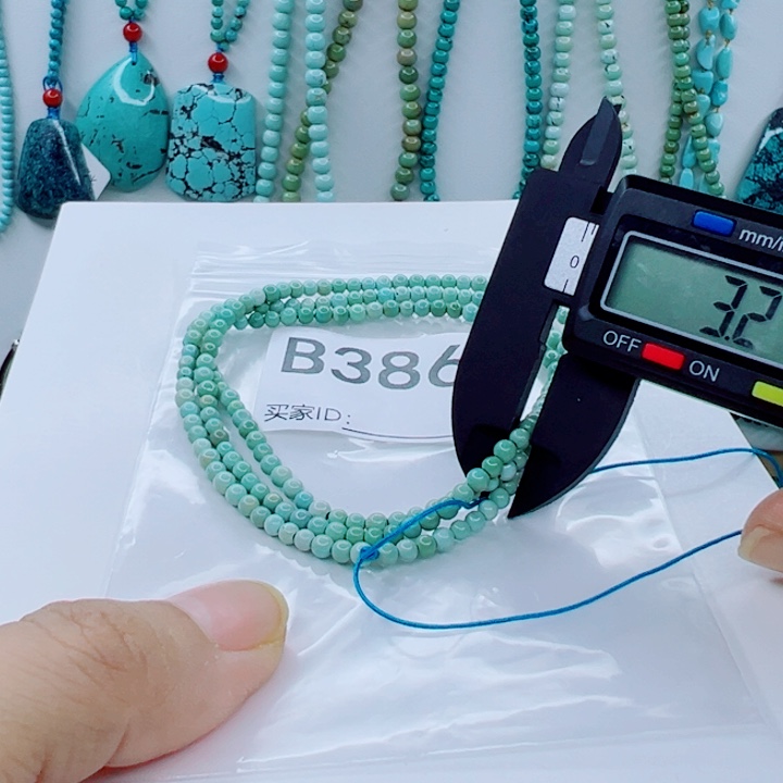 绿松石未镶嵌颈饰