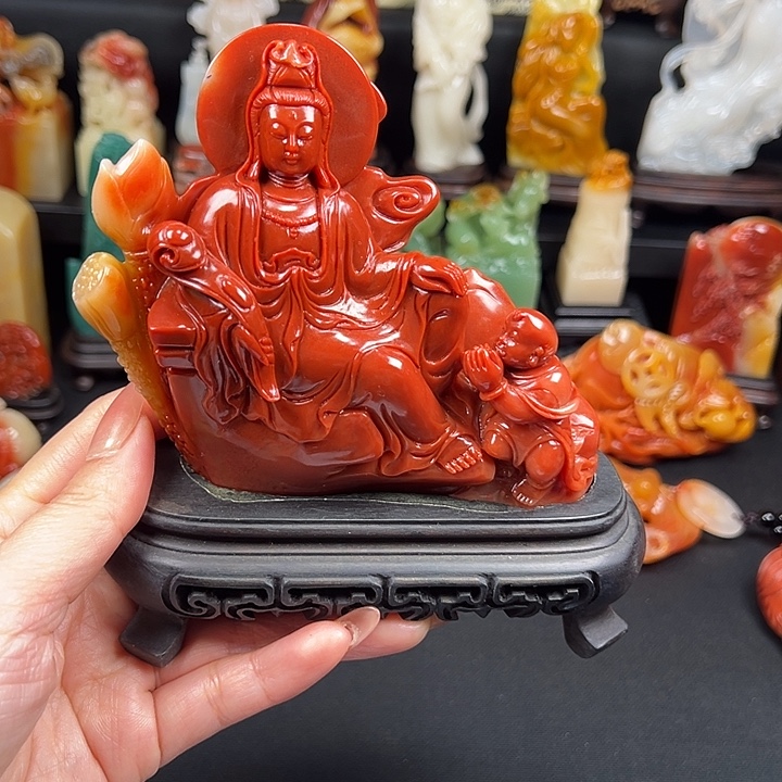 寿山石老性芙蓉石