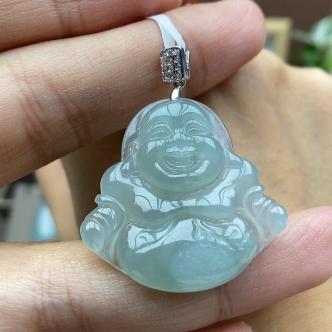 【闪购商品】颈饰银S925镶嵌翡翠82